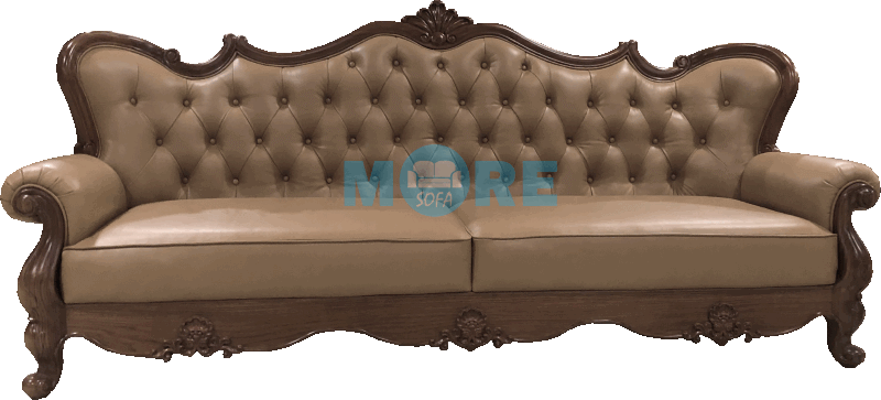 Mẫu sofa gỗ óc chó sang trọng