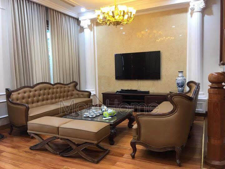 Mẫu sofa gỗ óc chó sang trọng